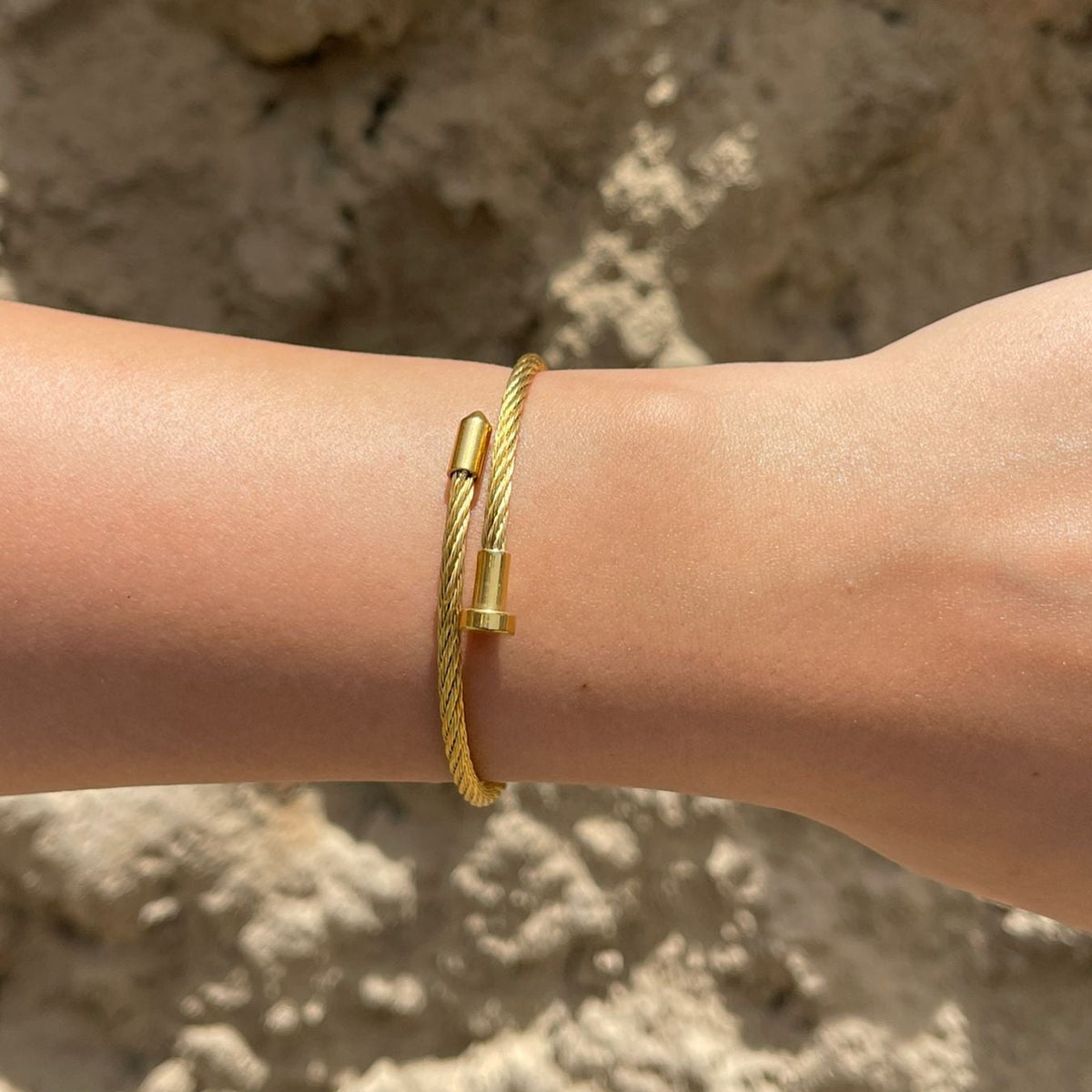 Twisted Cable Bangle