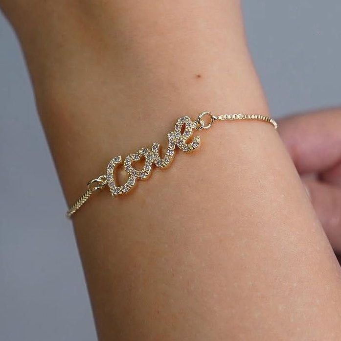 Love Script Bracelet