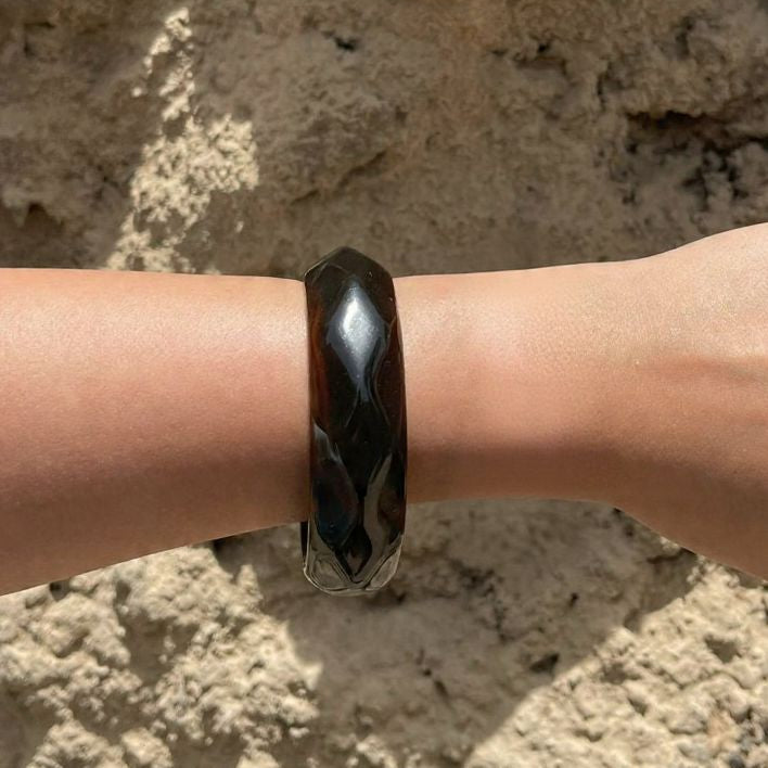 Tortoise Resin Bangle