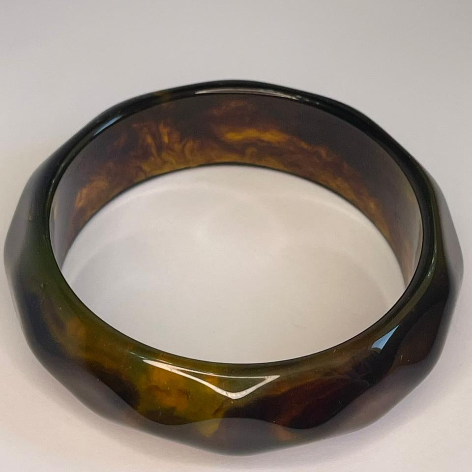 Tortoise Resin Bangle