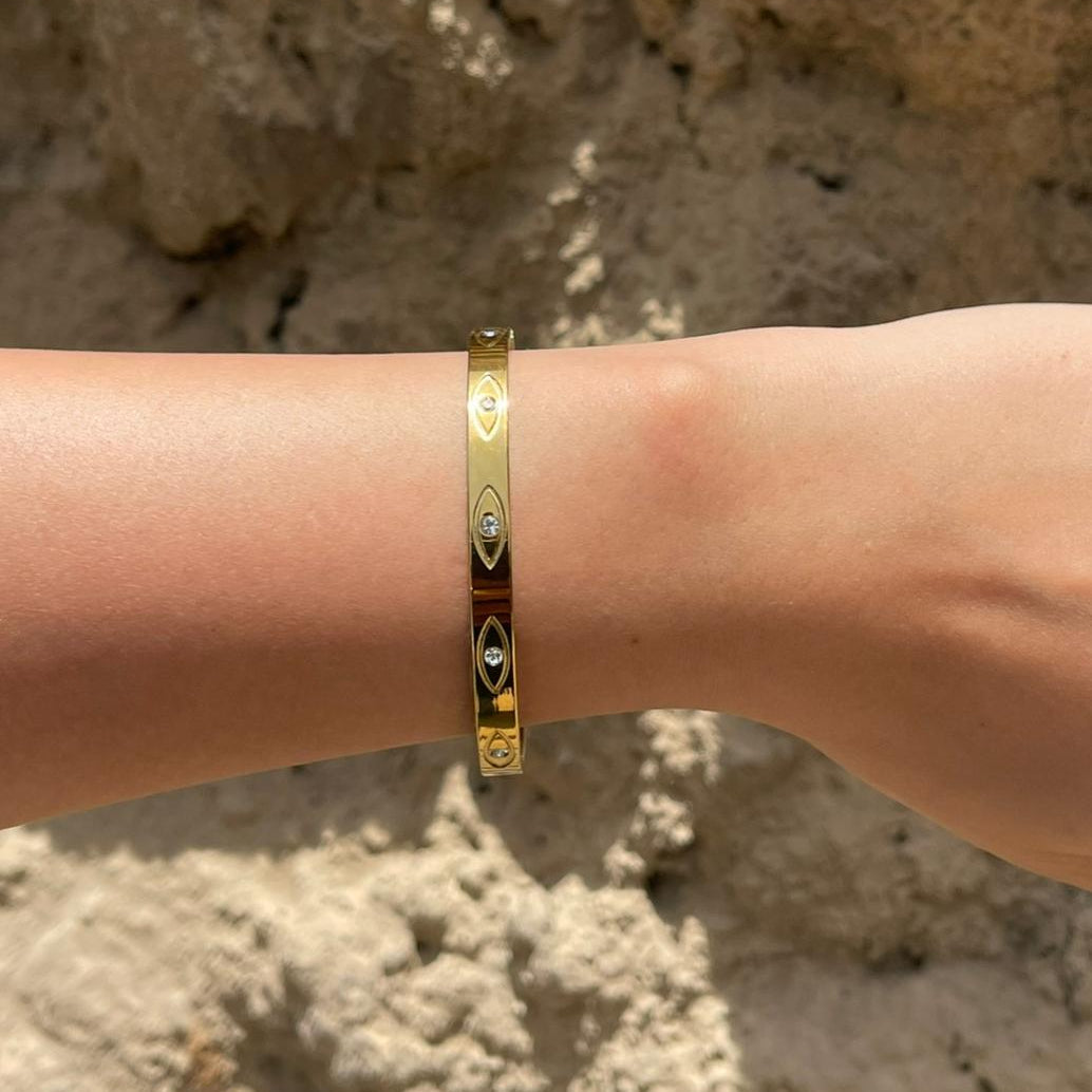 Marquise Crystal Bangle