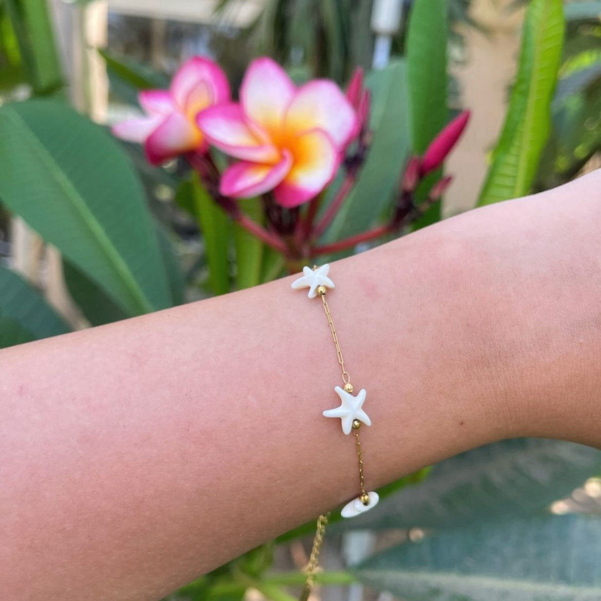 Starfish Charm Bracelet