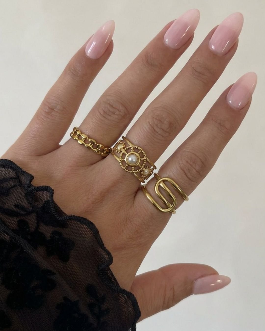 Set of 3 Statement Rings